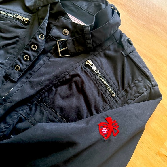 Black short summer jacket - Picture 4 of 5